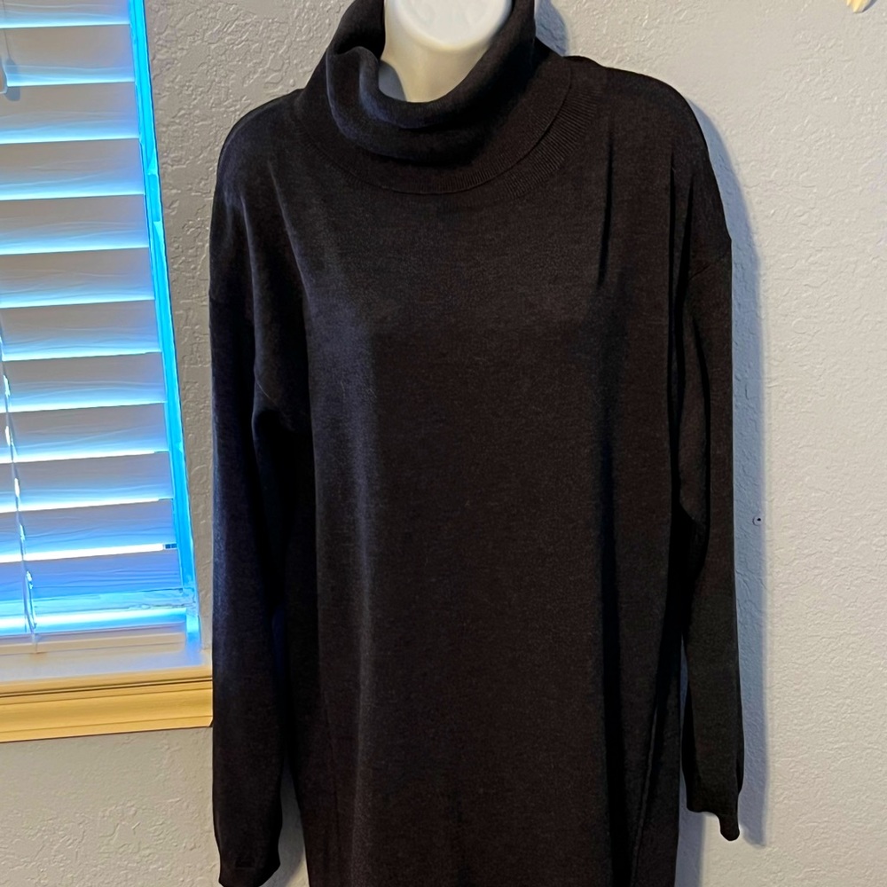 LOLE charcoal knit dress XL. In good used condition.
